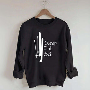 Sleep Eat Ski Sweatshirt