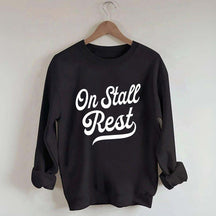 Funny Horse On Stall Rest Sweatshirt