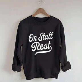 Funny Horse On Stall Rest Sweatshirt