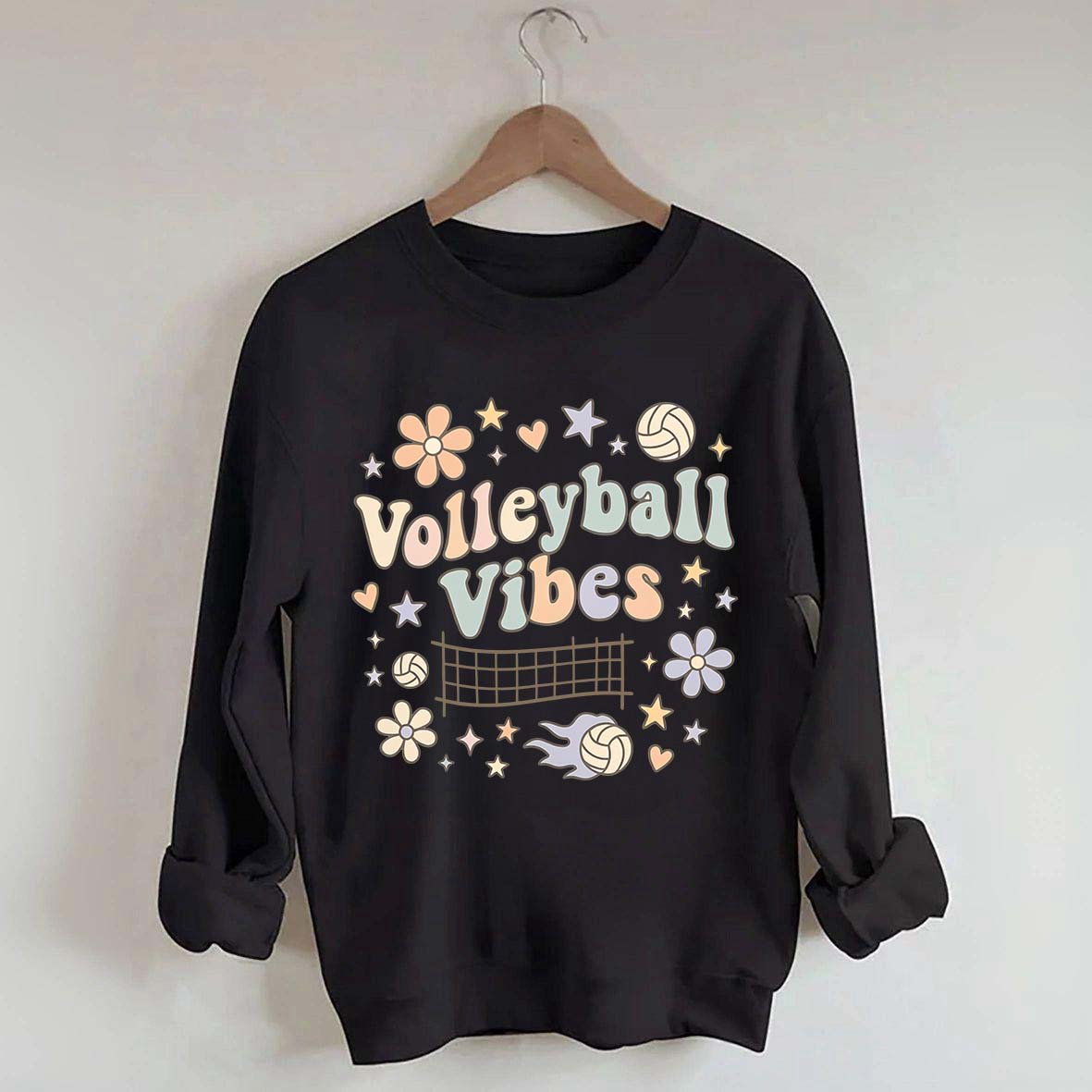Retro Volleyball Sweatshirt