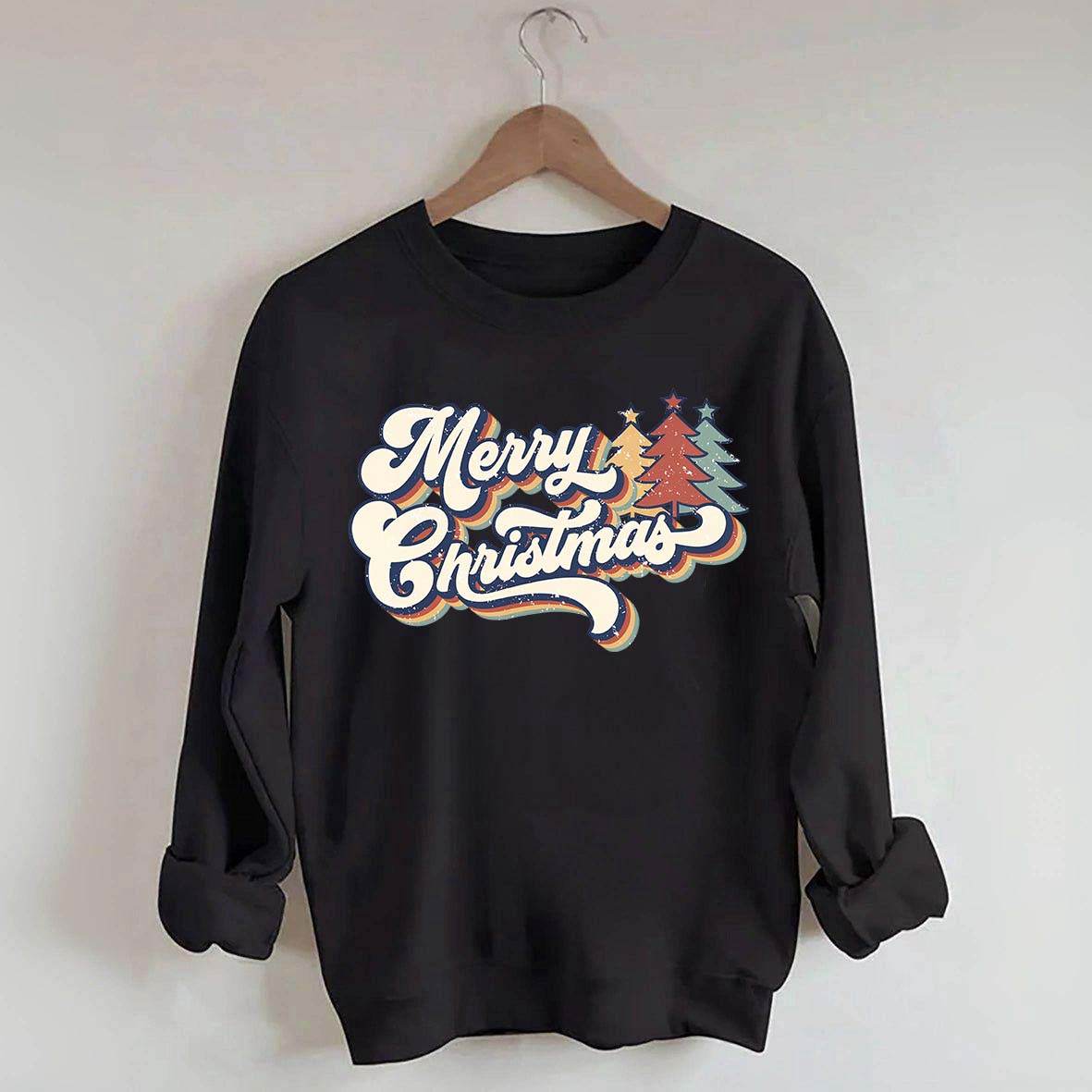 Merry Christmas Family Retro Sweatshirt