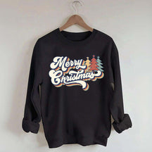 Merry Christmas Family Retro Sweatshirt