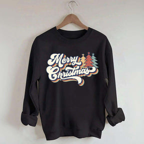 Merry Christmas Family Retro Sweatshirt