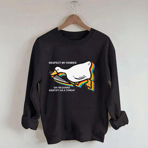 Silly Goose Ally Pride Queer Rights Ally Sweatshirt
