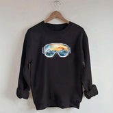 Ski Goggles Watercolor Sweatshirt