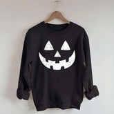 Retro Fall Pumpkin Face Sweatshirt