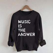 Retro Music is the Answer Sweatshirt
