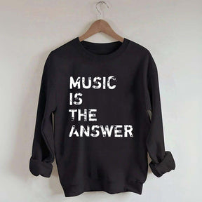 Retro Music is the Answer Sweatshirt