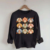 Boho Turkey Thanksgiving Preppy Fall Wild Sweatshirt