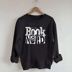 Retro Book Nerd Sweatshirt