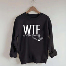 WTF Win Face-Off Hockey Sweatshirt