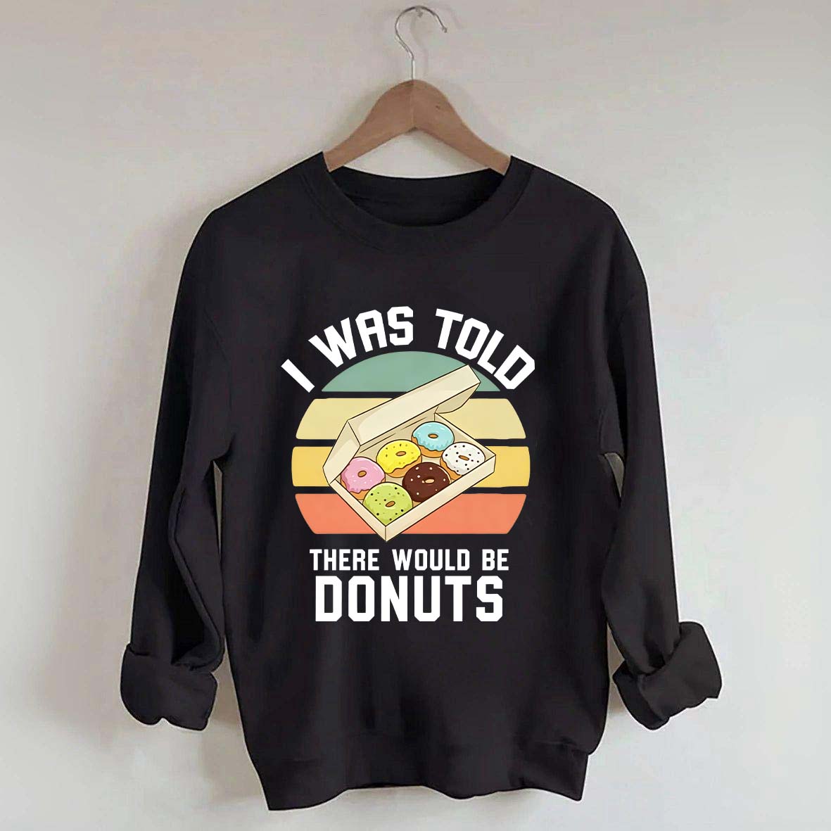Retro Donut Lover Sweatshirt