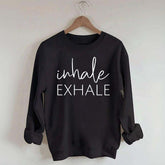 Inhale Exhale Yoga Mindfulness Sweatshirt