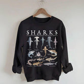 Vintage Shark Species Sweatshirt