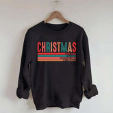 Retro Christmas Santa Clause Xmas Light Sweatshirt