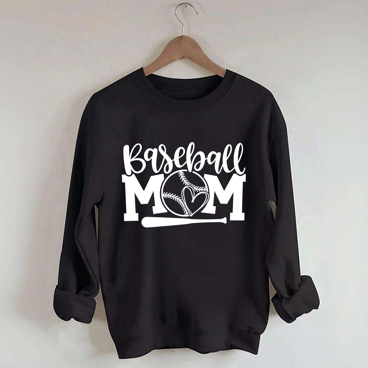 Trendy Mom Life Baseball Sweatshirt