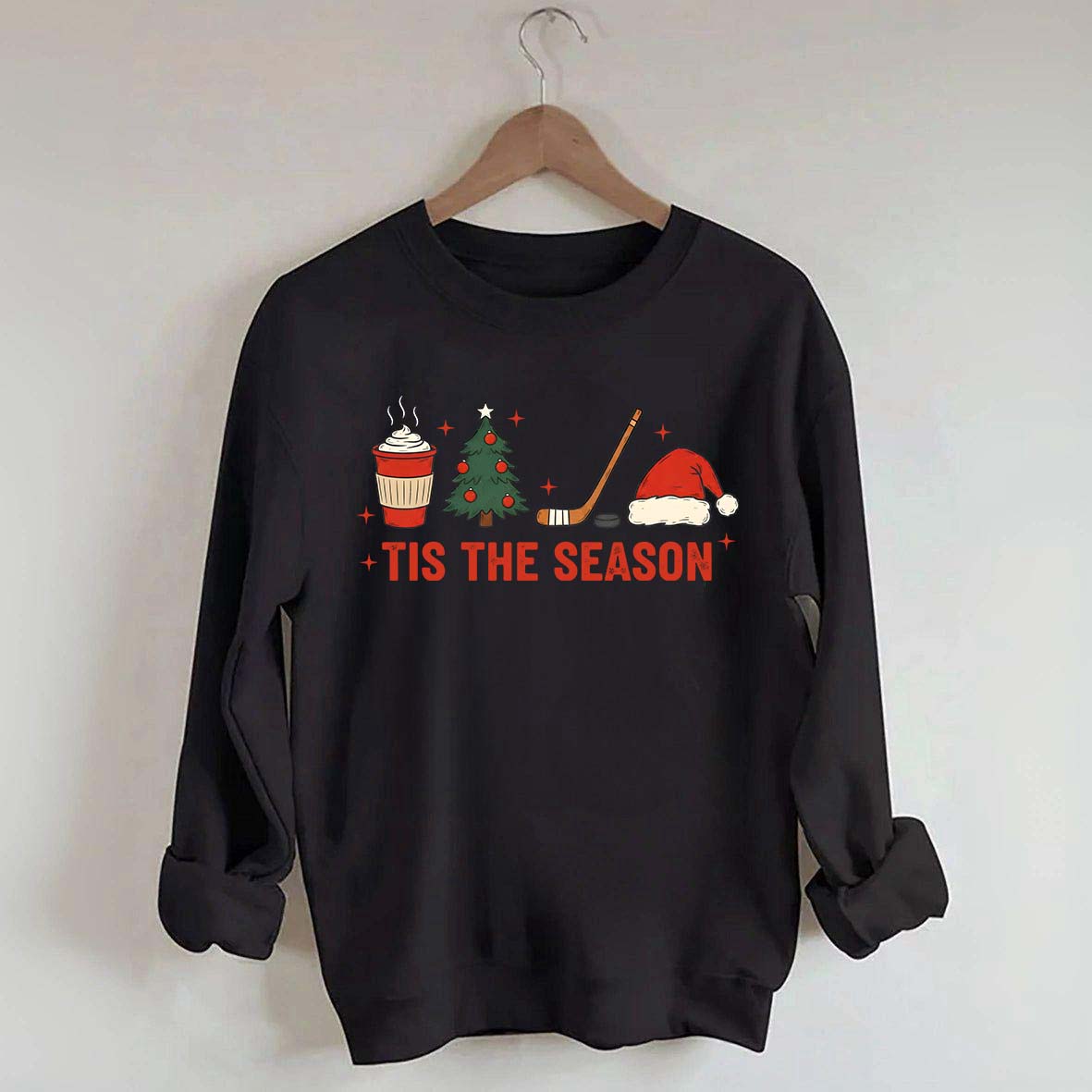 Tis The Season Hockey Christmas Sweatshirt