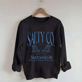 Custom Salty Co Beach Social Club Sweatshirt