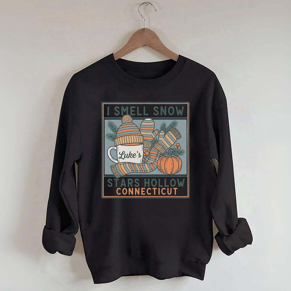I Smell Snow Cozy Winter Season Sweatshirt