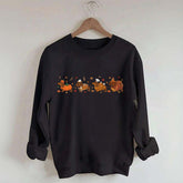 Cute Wiener Dog Turkey Costume Halloween Sweatshirt
