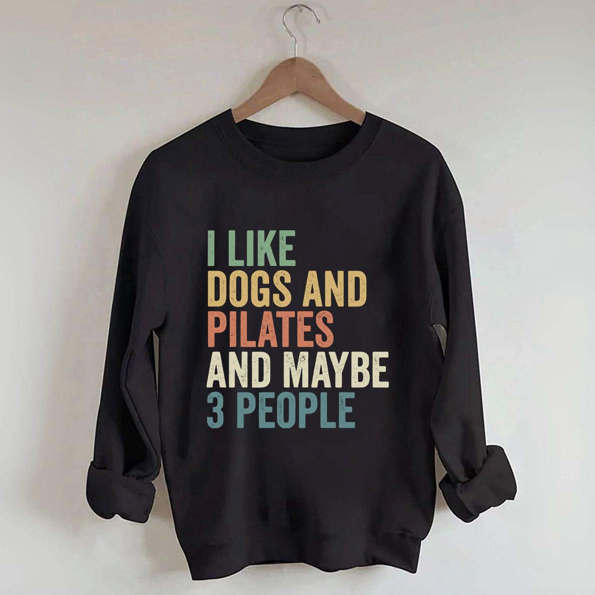 I Like Dogs And Pilates And Maybe 3 People Sweatshirt