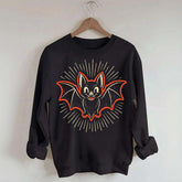Retro Bat Spooky Season Sweatshirt
