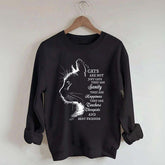 Inspirational Cat Quote Lover Sweatshirt