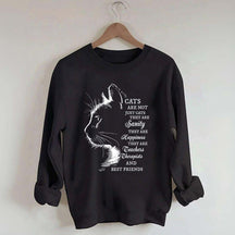 Inspirational Cat Quote Lover Sweatshirt