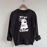 Cute Halloween Boo Crew Nurse Sweatshirt