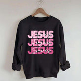 Jesus Loves Forgives Saves Sweatshirt