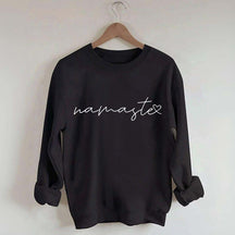 Namaste Yoga Heart Simple Sweatshirt