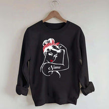 Custom Rosie the Riveter Strong Women Sweatshirt