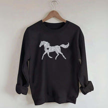 Glitter Horse Sweatshirt