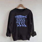 Vintage Tinned Fish Mermaid Sweatshirt