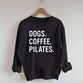 Dogs Coffee Pilates Sweatshirt