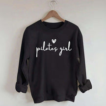 Yoga Workout Cute Pilates Girl Sweatshirt