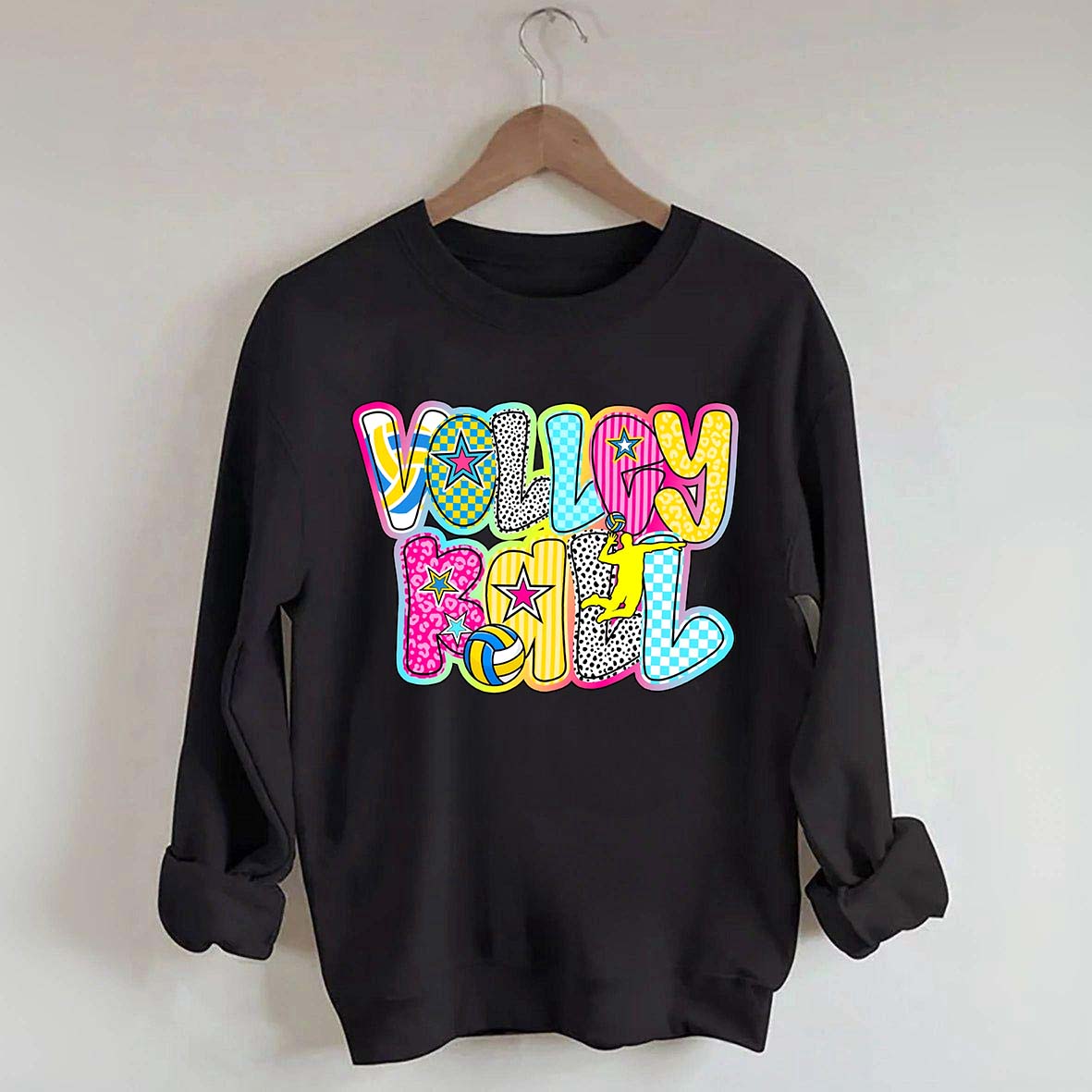 Preppy Volleyball Game Day Sweatshirt