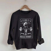 Tarot Card Muscle Mommy Pump Cover Gym Sweatshirt