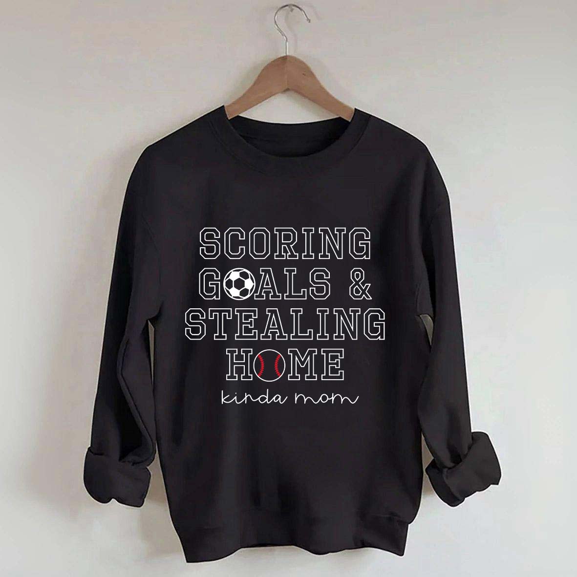 Soccer And Baseball Mama Sweatshirt