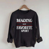 Retro Reading Is My Favorite Sport Sweatshirt