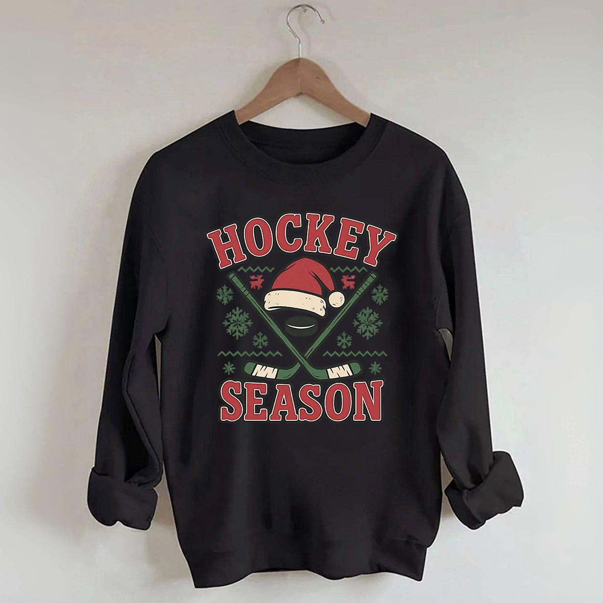 Christmas Hockey Sweatshirt