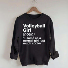 Volleyball Girl Definition Funny Sweatshirt