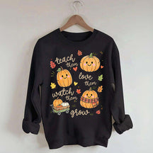 Teach Them Pumpkins Cute Sweatshirt