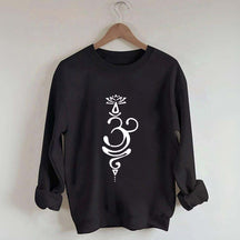Breathe Symbol Yoga Sweatshirt