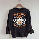 Funny No Diggity Bout To Bag It Up Sweatshirt