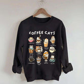 Coffee Cats Caffeine Club Sweatshirt