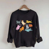Funny Retro Cat Sweatshirt