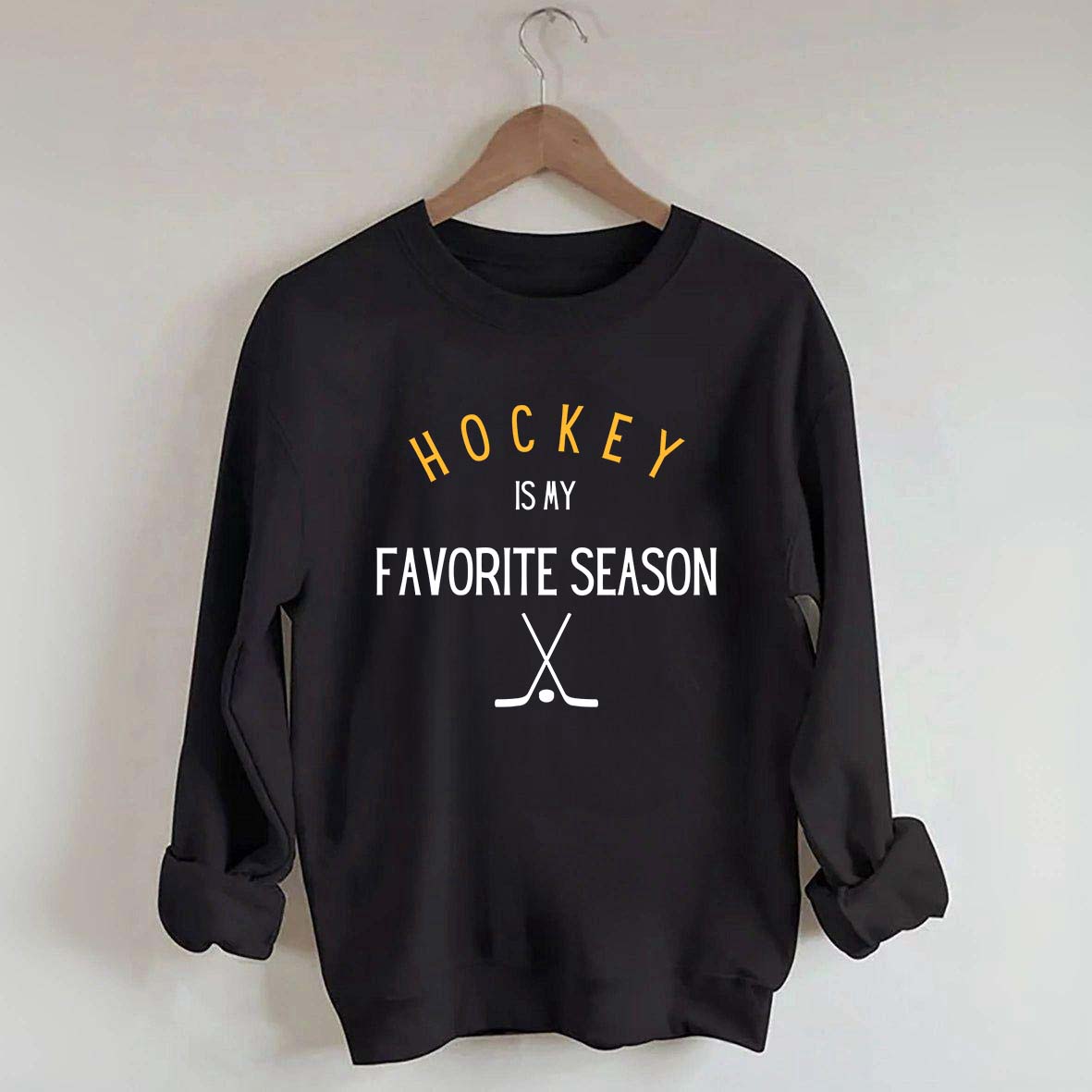 Hockey is My Favorite Season Simple Sweatshirt