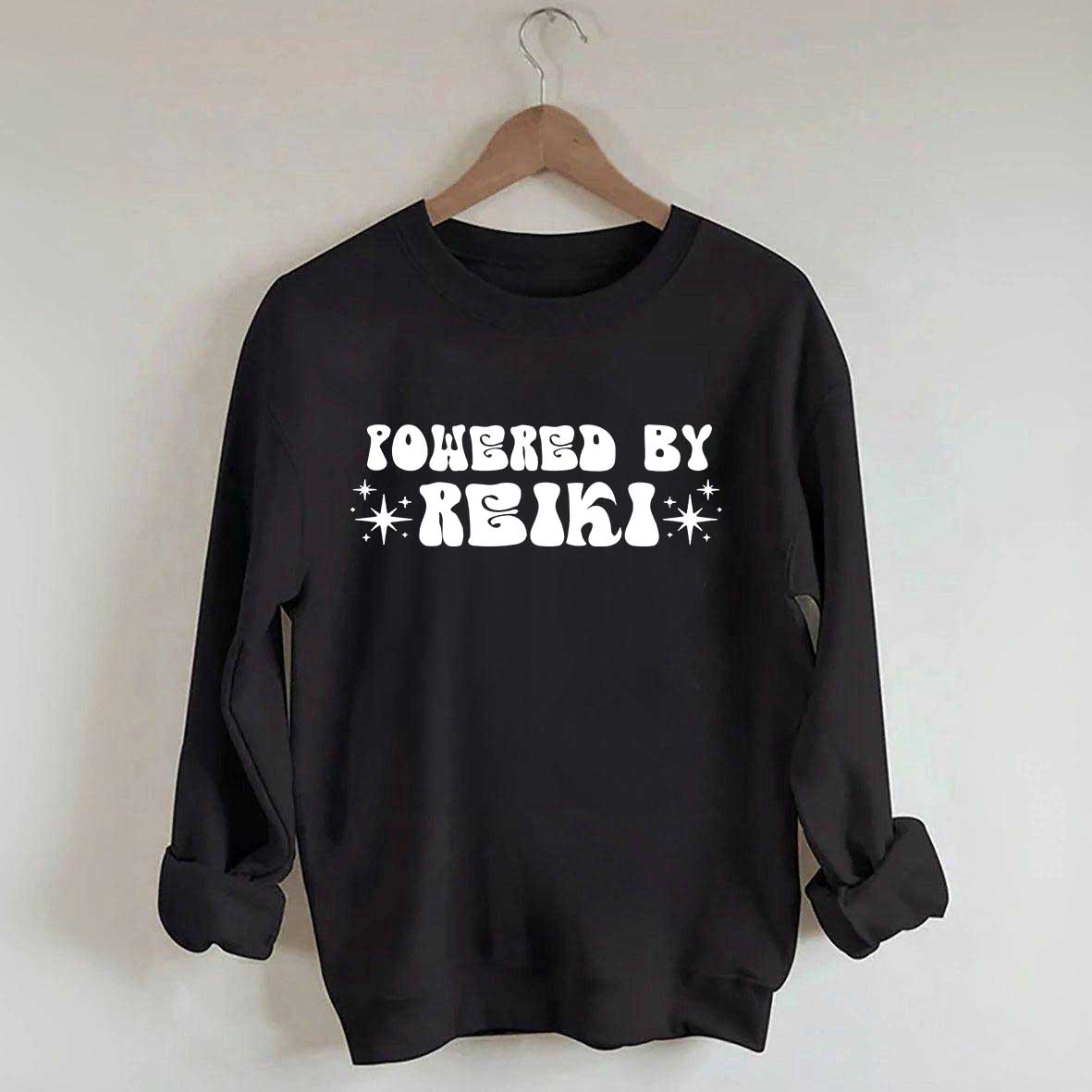 Powered By Reiki Yoga Sweatshirt