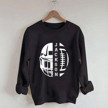 Personalized Football Season Mom Sweatshirt